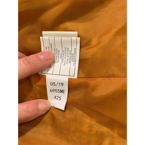 VNTG Maralyn & Me Plaid Pea Coat Dark Academia Tweed Jacket Brown Grey S - Picture 5 of 9